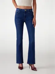 GUESS Women's Mid-Rise Bootcut Jeans in Medium Wash Size: 30, Spandex