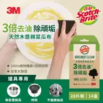 3M 百利天然木漿棉菜瓜布-再生纖維-爐具專用2片裝 X14入