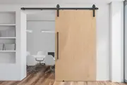 Matte Black Barn Door Hardware Bundle