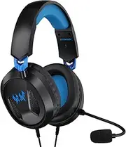 G3100 3.5mm Wired Gaming Headset Over Ear Game Headphones with Omni-Directional Microphone ry Foam Ear Cushions for PS5 Laptop Mobile Phones Black & Blue