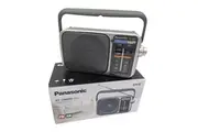 Panasonic RF-2400D AM/FM Radio Silver/Grey - Excellent - Refurbished