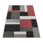 Hufflett 118 x 170cm Antalya Rug - Red / Grey