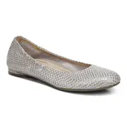 Vionic Alexa Flat - Aluminium Lizard