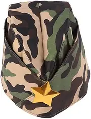 [WRITWAA] Berets Cap Men's Captain Hat Camouflage Pattern Sailor Dance Hat Stewardess Boat Cap, Camouflage, Medium