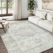 5x7 Area Rugs for Living Room Light Green 5' x 7' (Rectangular) D| Light Green