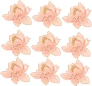 Hohopeti 20pcs Flower Embroidered Applique Patches for Clothing Bags Hats Sew Decorative Clothing Repair and Craft Accessories