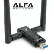 Alfa AWUS036AC 802.11ac AC1200 USB WiFi Wireless Adapter DUAL BAND dual antennas