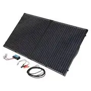 Hulk 4x4 160W Portable Solar Panel Kit 1355mm X 780mm X 35mm Black - HU6703