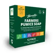 New Henrietta Farmers Pumice Soap - White Carton (12 Bars)