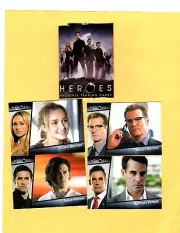 HEROES ARCHIVES TRADING CARDS SET 72 BASE CARDS SET