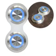 Retro Billet Switch with Blue LED Illumination - Single Switch oldtime av8 (for: Subaru)