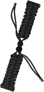 OSALADI Woven Strap Belt Replacement Woven Watch Strap Magnetic Adjustable Watch Band Watchband Smartwatch Bands Clasp Quick Release Watch Bands Loop Women Watch Strap Whistle Black Nylon