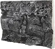 3D Reptile Tank Background Reptile Terrarium Background Snake Habitat Backdrop Decor,Dark Grey