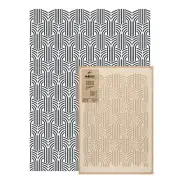 Reusable PLASTIC Wall STENCIL Template // 59x95 cm Seamless // ART DECO ARCHES