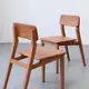 雅棧|北歐全實木餐椅 櫻桃木家用椅子 ins日式白橡木靠背餐桌椅