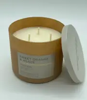 Bath & Body Works Candle Large 3-Wick SWEET ORANGE AGAVE 14.5 oz