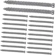 20pcs Self-tapping Screws Set Stainless Steel Metal Screws for Window Door Installation Kit Nut Door/window Assembly