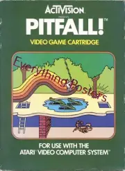 Atari 2600 Pitfall Box Art 8x10 #2