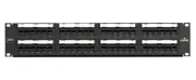 Leviton 69586-U48 Cat 6 UTP Flat 110-Style Universal Patch Panel 48-Port 2RU