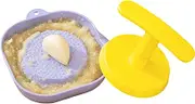 Garlic Grinder, Manual Vegetable Cutter, Compact & Portable Design Kitchen Chopper, Multifunctional Grater and Crusher, Durable PP Material, for Cooking & Meal