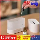 Portable Mute Flame Light Humidifier Aroma Diffuser for Home Office (White) AU