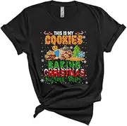 [Generic] This is My Cookies Baking Christmas Pajama Shirt, Awesome Cute Cookies, Snow X-mas Unisex T-Shirt