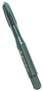 5/16-18 GH3 3 FLUTE SPIRAL POINT PLUG TAP - EXO VC10 TAP - BLACK - OSG 1757801