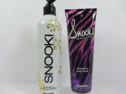 SNOOKI SHIMMERING BODY MOISTURIZER 16oz + FREE 9oz SNOOKI SMOOTHING BODY SCRUB