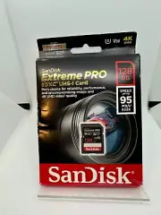 SanDisk Extreme PRO 128GB SDXC UHS-I MicroSD Card - (SDSDXXG-128G-GN4IN)