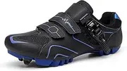 Non-Slip Cycling Shoes, Breathable Carbon Fiber Road and Mountain Bike Shoes, Unisex Bicycle Riding Spin Shoes Indoor Road Bikes Shoe,44,B