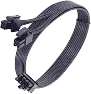 Suyitai Replacement for Cooler Master V700 V850 V1000 V1200 CPU 8 (Pin) to 4+4pin 8 (Pin) Power Supply Cable 60cm