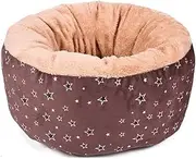 Pet Cushion Bed Winter Plush Nest Kennel Lovely Tart Warm Comfortable Dog Mat Pad Cat Mat/Brown