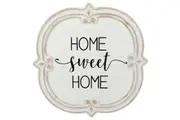 Willow & Silk Wooden 60cm 'Home Sweet Home' Plaque Sign Wall Art/Home/Room Decor