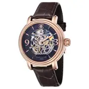 Earnshaw Longcase Brown Leather Automatic Men's Watch - ES-8011-07