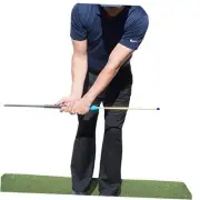 Golf Chip Stick Training Aid | Swing Plane Trainer Provides Instant Feedback