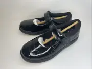 Back To School Girls Clarks Mary Jane Style Shoes Jazzy Jig K Black Patent 12W