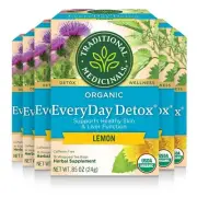 Organic Herbal Tea 16 Bags per Box Caffeine Free Supports Skin Liver Kidneys