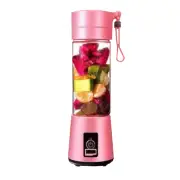 Portable Usb Blender Juicer Travel Bottle - Pink