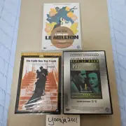 3-DVD Lot: Le Million +The Eagle With Two Heads +Pepe Le Moko (Korean Subtitles)