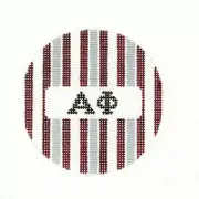 Kangaroo Paw Designs Rd Alpha Phi Sorority Handpainted Needlepoint Canvas