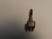 2Pces of C&K 7201K2ZQE SWITCH, DPDT, 5A, 120VAC, Toggle Switches