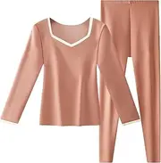 [Generic] is Set Underwear Long Base Layer for Women Stretch Soft Thermal Top and Bottom Set Party Slippers for Girls