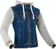 Segura Jessy, textile jacket , color: Blue/Light Grey , size: M