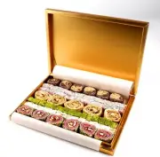 Turkish Sultan and Double Roasted Turkish Delight Gold Box 1100g 2.43 lbs