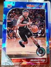 Bradley Beal 2019-20 Panini NBA Hoops Premium Stock Blue Cracked Ice Prizm