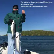 Fishing Wire Leaders for Lures or Hooks Complete with Swivels and Snaps