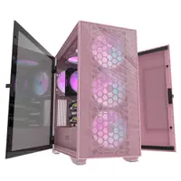 在飛比找蝦皮商城優惠-darkFlash 大飛 粉色 電腦機殼 機箱 DLX21 