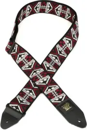 Ernie Ball Jacquard Guitar Strap - Primal Red (2-pack) Bundle