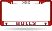 NBA Rico Industries Standard Chrome License Plate Frame, Chicago Bulls