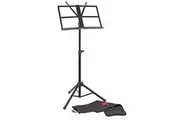 Xtreme Pro MS88 Heavy Duty Fold Up Music Stand Black With Carry Bag